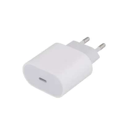 Мережевий зарядний пристрій Apple Power + Кабель Type-C to Lightning 20W White, Білий
