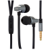 Проводные вакуумные наушники Celebrat C8 Super Bass Black, черный