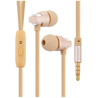 Проводные вакуумные наушники Celebrat C8 Super Bass Gold, золотой Проводные вакуумные наушники Celebrat C8 Super Bass Gold, золотой