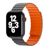 Ремінець Apple Watch 42/44/45/49мм Wiwu Wi-WB001 Сірий/Помаранчевий Ремінець Apple Watch 42/44/45/49мм Wiwu Wi-WB001 Сірий/Помаранчевий