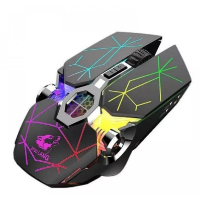 Мышка аккумуляторная беспроводная X13 Bluetooth black, черная