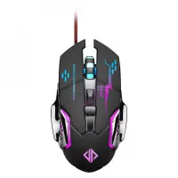 Проводная игровая мышка с подсветкой LineON G503 Rider Black, Черная Проводная игровая мышка с подсветкой LineON G503 Rider Black, Черная