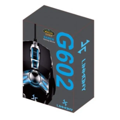 Дротова комп\'ютерна миша LineON G602 Black, Чорна