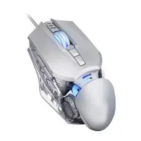 Проводная игровая мышка с подсветкой LineON G609 Silver, Серебро Проводная игровая мышка с подсветкой LineON G609 Silver, Серебро