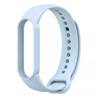 Ремешок Силикон Mi Band 5/6/7 Голубой (Pale Blue) Ремешок Силикон Mi Band 5/6/7 Голубой (Pale Blue)