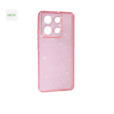 Чехол накладка Clear Shine Xiaomi Redmi Note 13 4G Розовая