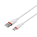 Сетевое зарядное устройство Borofone 1USB BA21A Type-C QC3.0 White, Белый