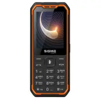 Мобильный телефон Sigma X-style 310 Force Type-C Black/Orange, Черно-Оранжевый