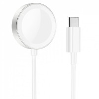 Зарядный кабель USB Hoco CW39 iWatch Type-C White, Белый
