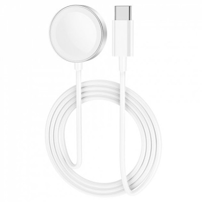Зарядний кабель USB Hoco CW39 iWatch Type-C White, Білий