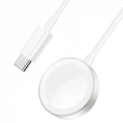 Зарядный кабель USB Hoco CW39 iWatch Type-C White, Белый