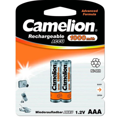 Аккумулятор CAMELION R03 AAA 1000 mAh (2од/уп) пальчиковий