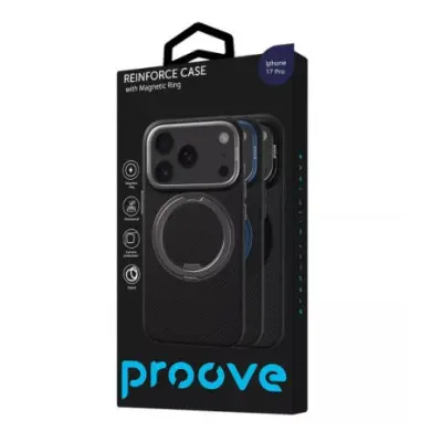 Накладка Proove Reinforce MagSafe iPhone 17 Pro Чорна