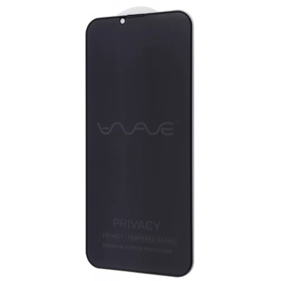 Захисне скло Wave Privacy 5D iPhone 13/13 Pro/14 Чорне