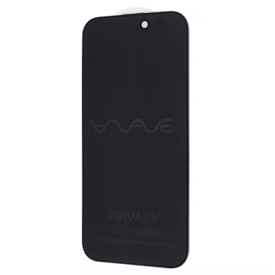 Захисне скло Wave Privacy 5D iPhone 14 Pro Чорне