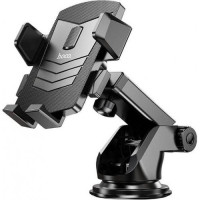 Автодержатель Hoco CA83 Black, Чёрный Автодержатель Hoco CA83 Black, Чёрный