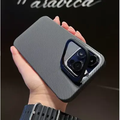Чохол накладка Carbon Stand iPhone 15 Pro Max Чорна