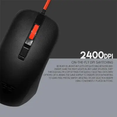 Проводная Мышь USB Fantech G13 Black, Чорний