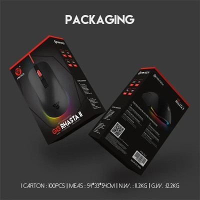 Провідна Миша USB Fantech G13 Black, Чорний