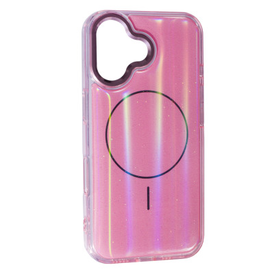 Чохол Накладка Sunshine Case MagSafe iPhone 16 Рожева