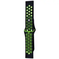 Ремінець Amazfit Bip Nike Sport 20 мм Черный/Зеленый Ремінець Amazfit Bip Nike Sport 20 мм Черный/Зеленый