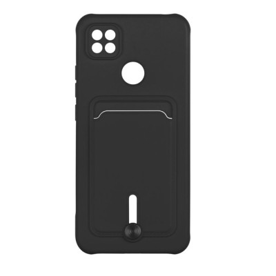 Чехол накладка Pocket Card Xiaomi Redmi Note 9S/Note 9 Pro Черная