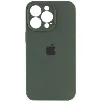 Чехол накладка HC iPhone 14 Pro Зелёная/Cyprus green Full