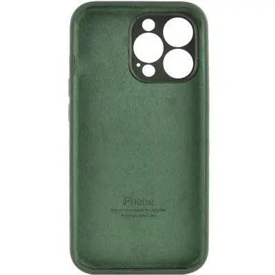 Чехол накладка HC iPhone 14 Pro Зелёная/Cyprus green Full
