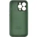 Чехол накладка HC iPhone 14 Pro Зелёная/Cyprus green Full