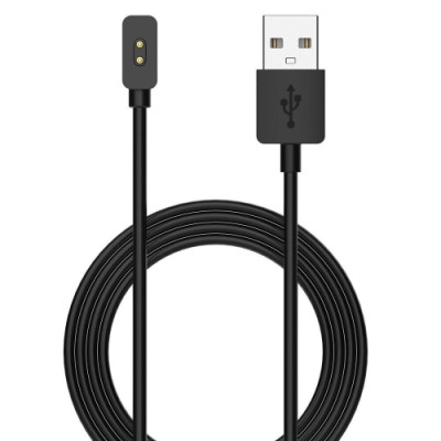 Зарядний кабель USB Xiaomi Mi Band 8 Black, Чорний
