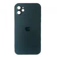 Чохол накладка Sapphire Matte iPhone 12 Зелена (Cangling Green) MagSafe