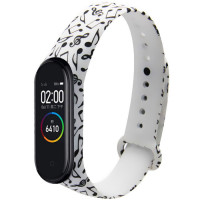 Ремешок Принт Mi Band 3/4 Ноты