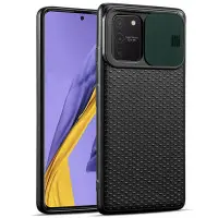 Чехол накладка Camshield Samsung G770 (S10 Lite) Черная/Темно-зеленая