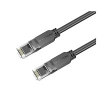 Кабель Патч-корд Borofone BUS01 САТ6 1 Gigabit 3м Чорний