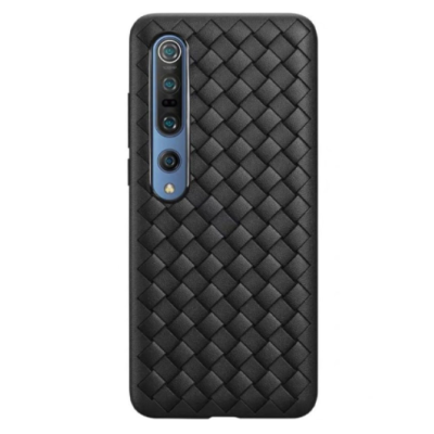 Чехол накладка Epik Weaving Xiaomi Mi 10 /Mi 10 pro Чёрная