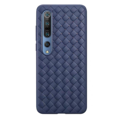 Чехол накладка Epik Weaving Xiaomi Mi 10 /Mi 10 pro Синяя
