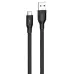 Кабель Proove Flat Out MicroUSB 1м Черный