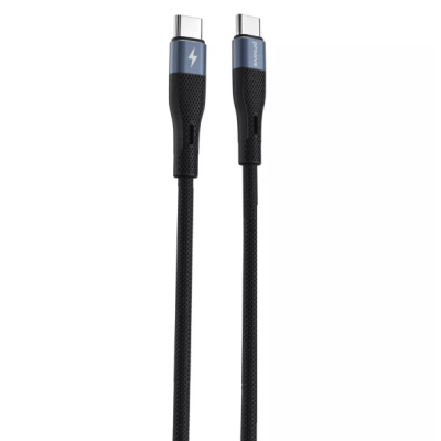 Кабель Proove Light Silicone Type-C to Type-C 60W 1м Чёрный