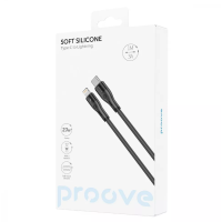 Кабель Proove Soft Silicone Type-C to Lightning 27W 1м Чорний Кабель Proove Soft Silicone Type-C to Lightning 27W 1м Чорний