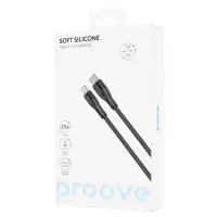Кабель Proove Soft Silicone Type-C to Lightning 27W 1м Чёрный Кабель Proove Soft Silicone Type-C to Lightning 27W 1м Чёрный