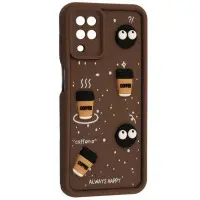 Чехол накладка Pretty Things Samsung A125 (A12)/M127 (M12) Коричневый