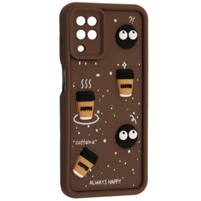 Чохол накладка Pretty Things Samsung A125 (A12)/M127 (M12) Коричневий
