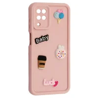 Чохол накладка Pretty Things Samsung A125 (A12)/M127 (M12)  Світло рожевий