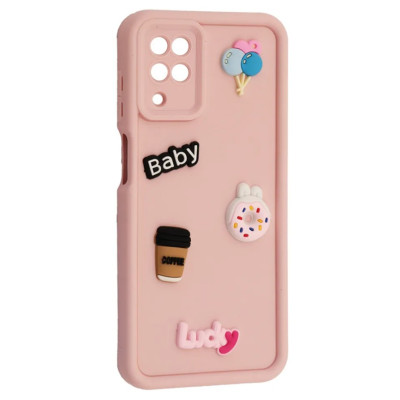 Чохол накладка Pretty Things Samsung A125 (A12)/M127 (M12)  Світло рожевий