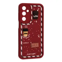Чехол накладка Pretty Things Samsung A16 4G/5G (A165) Марсала