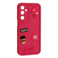 Чехол накладка Pretty Things Samsung A16 4G/5G (A165) Розовый