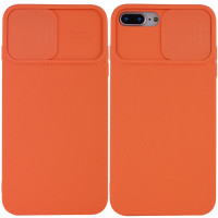 Накладка Carbon Camera Air iPhone 7+ Оранжевая Накладка Carbon Camera Air iPhone 7+ Оранжевая