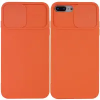 Накладка Carbon Camera Air iPhone 7+ Помаранчева