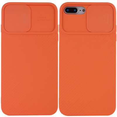 Накладка Carbon Camera Air iPhone 7+ Помаранчева
