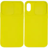 Накладка Carbon Camera Air iPhone XR Жовта